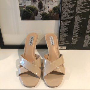Steve Madden Patent Nude Heels